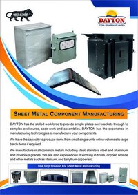 Sheet Metal Fabrication Of Panel - Dimension (l*w*h): Custom/as Per Requirement