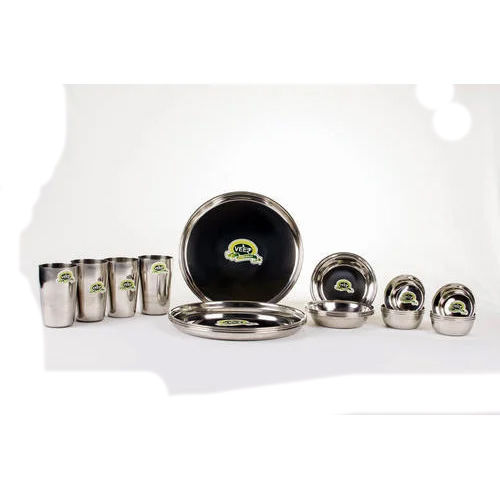 24 PC Stainless Steel Veer Dinner Set