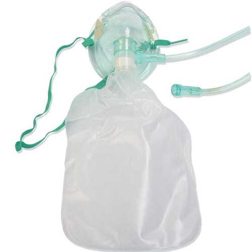 High Flow Oxygen Mask for Hospital White Hospital High Concentration Oxygen Mask