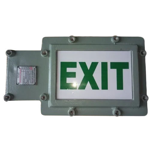 Flameproof Exit Light Light Source: Electric