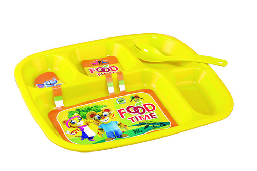 Kid Food Time Plate