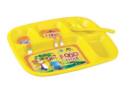 Kid Food Time Plate