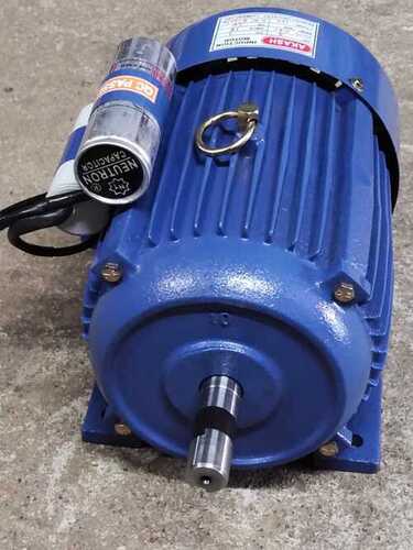 Single Phase Foot Mounting Motor - 3Hp - Color: Blue