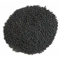 Steel Cut Wire Shot - Cs Material, Size 0.6-2.5 Mm, Black Color | Tensile Strength 160-220 Kgf/mm2, Polished Balls, Hardness 28-35 Hrc