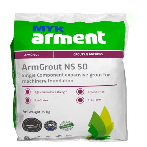 25 Kg Myk Arment Armgrout Ns 50 Single Component Expansive Grout For Machinery Foundation Application: Industrial