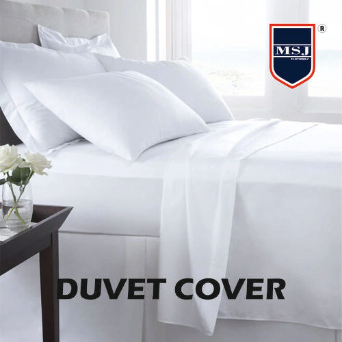 Washable Plain White Duvet Covers