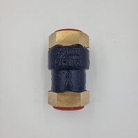 Scud Gun Metal Vertical Check Valve - 25mm Diameter, 70mm Length | High Pressure, Renewable Disc, Powder Coated, Industrial Use