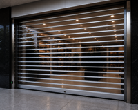 Automatic Polycarbonate Shutter - Polycarbonate Material, Horizontal Opening Pattern, Silver Color, Manual Operation | 1 Piece With Exterior Insulation