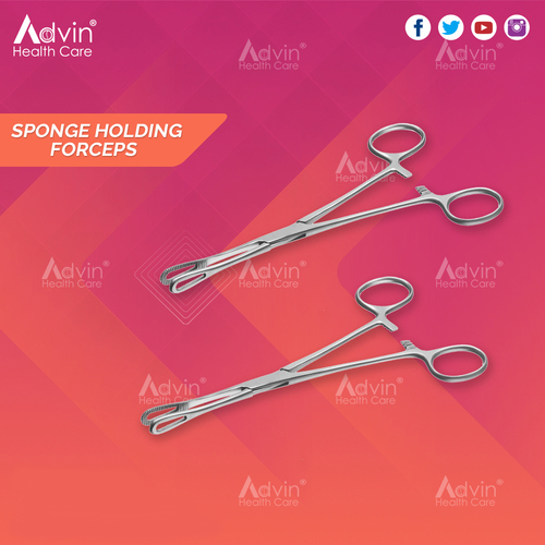 Manual Sponge Holding Forceps at Best Price in Ahmedabad | Advin Health ...