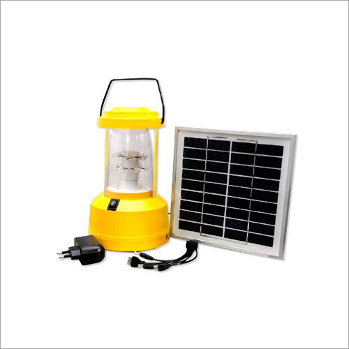 Blue Solar Lamp