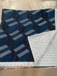 Comforter - King Size 100% Cotton, 90x100 Inch Multi-color Fade Resistant | Reversible Design, Soft To The Touch, Quality Stitching, Washable, Ideal For All-season Use