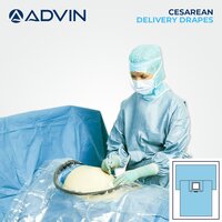 Manual Cesarean Delivery Drapes