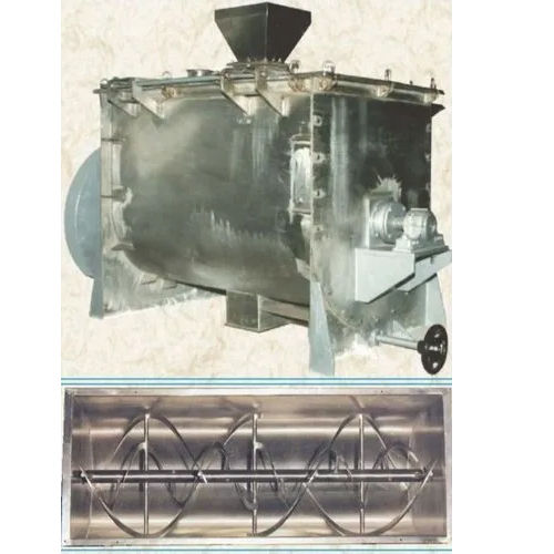 Semi Automatic Mild Steel Horizontal Mixer Machine