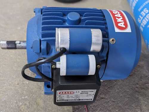 Blue 0.5 Hp Single Phase Foot Mounting Motor