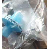 Bacteria Filter Hme Filter - Plastic Material, Blue Color Code | Designed For Hospital Use In Respiratory Circuits Of Mechanical Ventilators