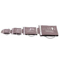 Adult Single Tube Nibp Cuff - Brown Color, Lightweight 50g, Portable Manual Power Source | Ideal For On-the-go Healthcare Monitoring