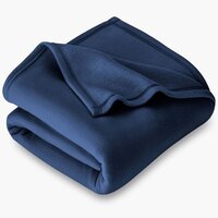 Donation Polar Fleece Blanket - 1300g Queen Size, Available In Multiple Colors | Plush Polyester Thread, Neat Silky Satin Border, Stitching Design