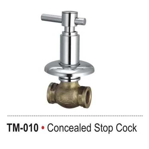 Silver Concealed Stop Cock Terim