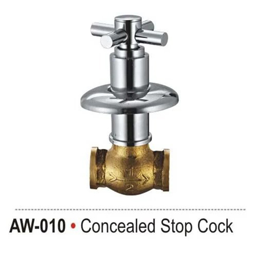 Silver Concealed Stop Cock