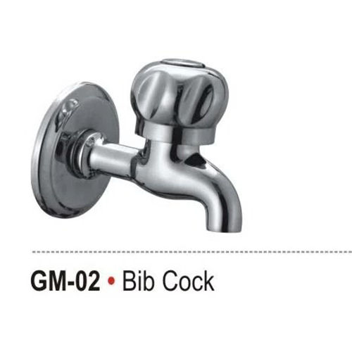 Silver Brass Bib Cock