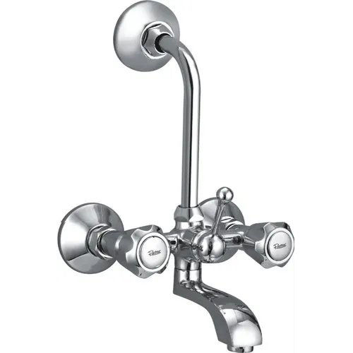 Silver Wall Mixer Telephonic Golden Series