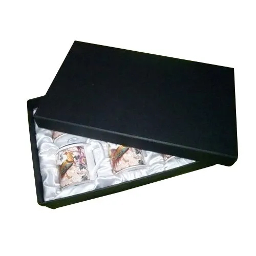 Plain Black Gift Box with stain