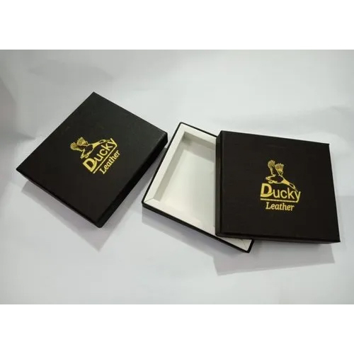 Wallet Packaging Box - Color: Black