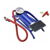 Car Foot Pump - Metal Construction, Standard Size | Inflation Tool For All Car Models With Warranty