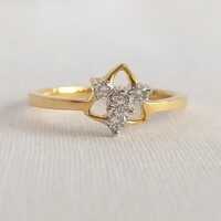 Ladies Triangle Shape Diamond Ring - Grade: Vvs/vs (as Per Requirement)