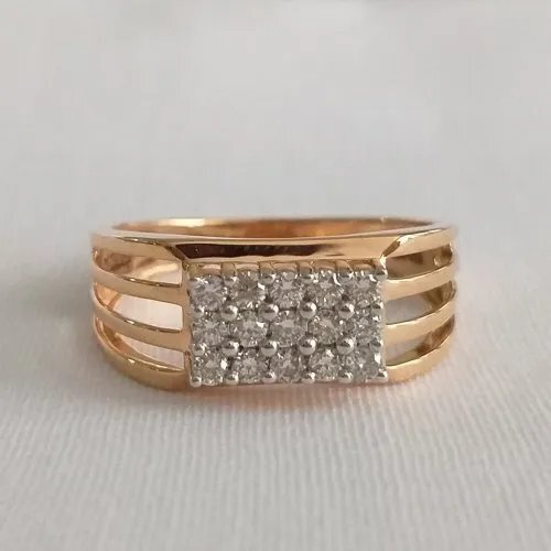 Gents Gold Diamond Ring