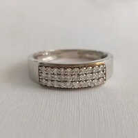 Gents Diamond Band - Color: Gold