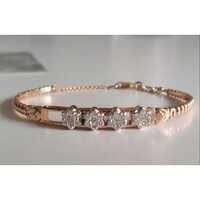 Diamond Bracelets - 14k Rose Gold, 7 Inches Length - Si1-si2 Clarity, Brilliant Cut, 15 Grams Weight, Ideal For Luxury Wear & Special Occasions