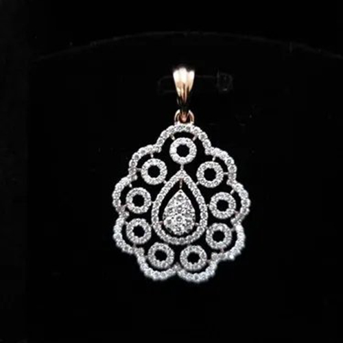 Fancy Diamond Pendant Set