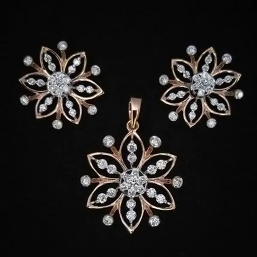 Diamond Pendant Set