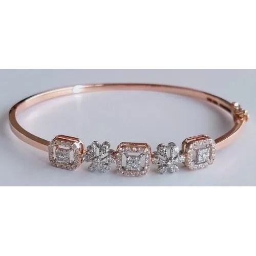 Girls Flower Shape Diamond Bracelet