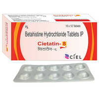 Betahistine Hydrochloride Tablets Ip - 10x10 Tablets Strip, Long Shelf Life, Suitable For All, Stored In Cool & Dry Place