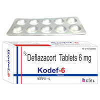 Deflazacort Tablets - 6 Mg, 10x10 Tablets | General Medicines, Suitable For All, Store In Cool & Dry Place