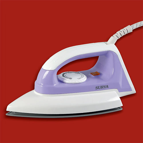 White And Purple 800W Hero Plus Dry Iron