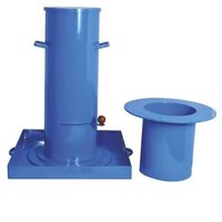 Sand Pouring Cylinder - Steel, 60x40x60 Cm, Blue | Manual Soil Testing, 1 Year Warranty