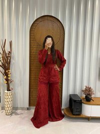 Georgette Salwar Suit With Work Sarara