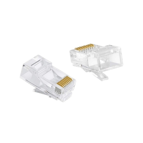 RJ 45 Connector - Metal Electric, White Color | Industrial Usage for Cinema Theater, Hotels, Restaurants, Schools, Warranty Included
