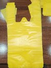 Plastic Hm Bags - Pp Material, Customized Size, Available In Yellow And Other Colors | Embossed Surface, Flexiloop Handle Design