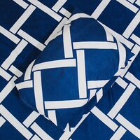 White Strip Design Bed Sheet