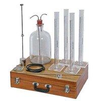 Sand Equivalent Test Set - Wood And Plastic Materials, 30x20x30 Inch Dimensions, White Color, 10 Kg Weight, Manual Control System, 1 Year Warranty