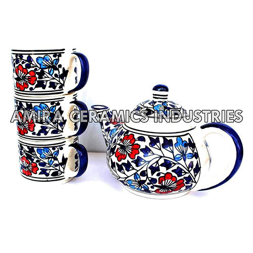 Multicolour Tea Set