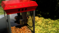 Gas popcorn making machine