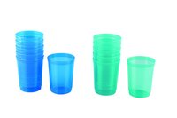 Plastic Aqua Glass Set - Multi Cavity Quantity, All Color Variety, Durable Pp Plastic Material