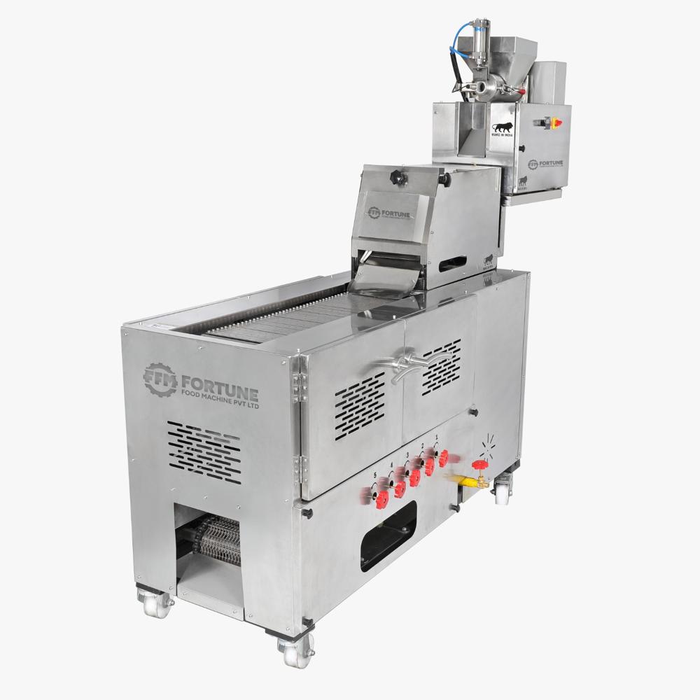 Stainless Steel Commercial Semi Automatic Roti Making Machine