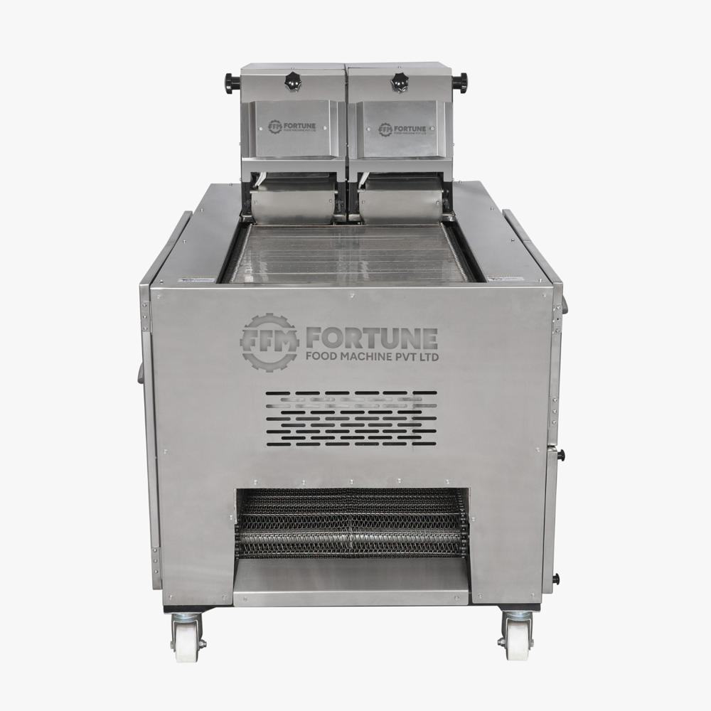 Bulk Chapati Making Machine - Stainless Steel, 3.9 X 2.4 X 4.7 Feet | Commercial Usage, Electric & Gas Power Options, High Demand Efficiency