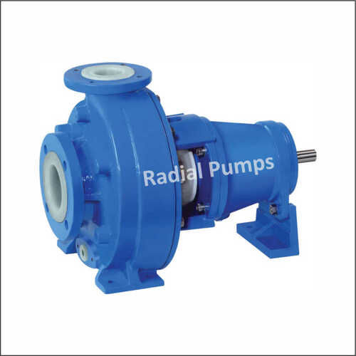 Blue Teflonlined Centrifugal Process Pump